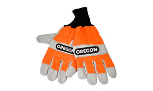 Перчатки защитные Oregon с защитой левой руки от пропила | Официальный дистрибьютор Logosol