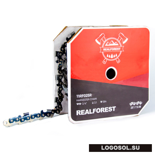 Хавестерная цепь в бухте Realforest 11RF025R Semi-Chisel | Официальный дистрибьютор Logosol