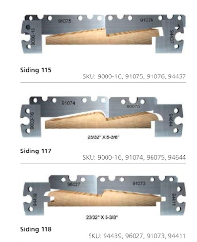 Строгальные ножи для панельной обшивки (комплекты по 2, 3, 4 шт.) | Официальный дистрибьютор Logosol