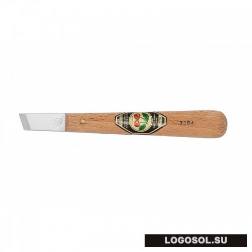 Нож для резьбы по дереву с прямым клинком и скошенным лезвием Kirschen | Официальный дистрибьютор Logosol