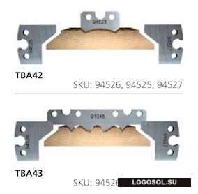 Строгальные ножи для наличника и плинтуса (комплекты по 1, 2, 3 шт.) | Официальный дистрибьютор Logosol