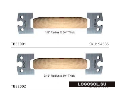 Строгальные ножи для балок и опалубки (комплекты по 1, 2 шт.) | Официальный дистрибьютор Logosol