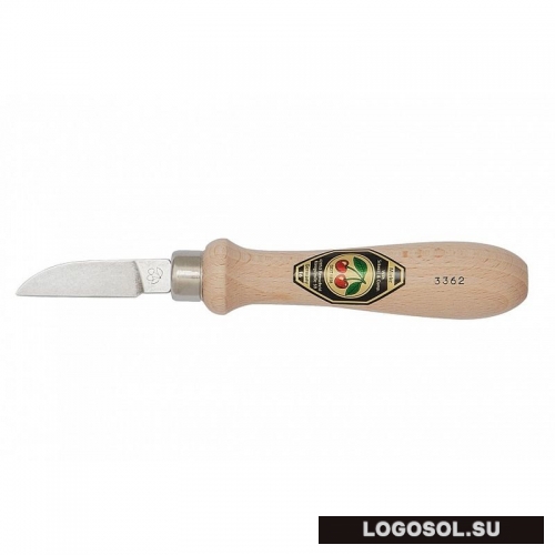 Нож для резьбы по дереву с прямой спинкой и прямым лезвием Kirschen | Официальный дистрибьютор Logosol