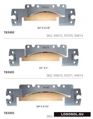 Строгальные ножи для круглого профиля (комплекты по 3, 4 шт.) | Официальный дистрибьютор Logosol