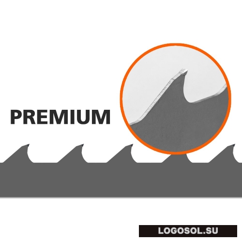 1 ленточная пила (премиум) для Logosol B751, Д: 3843 мм, Ш: 33 мм | Официальный дистрибьютор Logosol