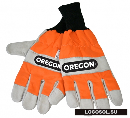 Перчатки защитные Oregon с защитой левой руки от пропила | Официальный дистрибьютор Logosol